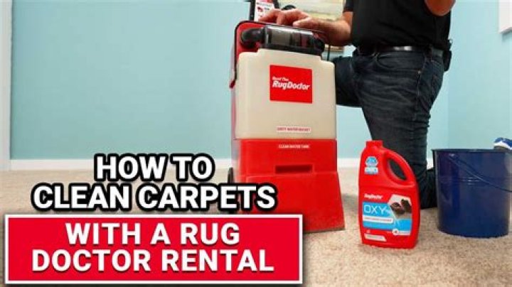Can you use a Rug Doctor to clean furniture