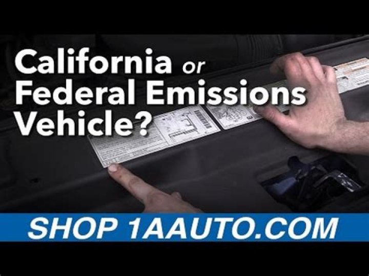 Do California cars have different emissions