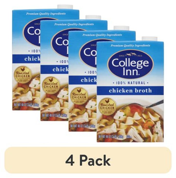 How many ounces are in a large can of College Inn Chicken Broth
